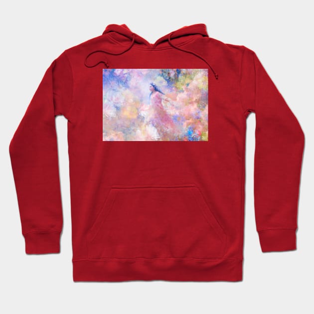 Love Is All Around Me Hoodie by Phatpuppy Art